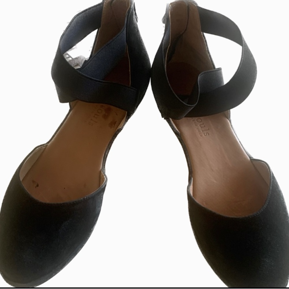 Gentle Souls Suede Leather Mary Jane ballerina styl